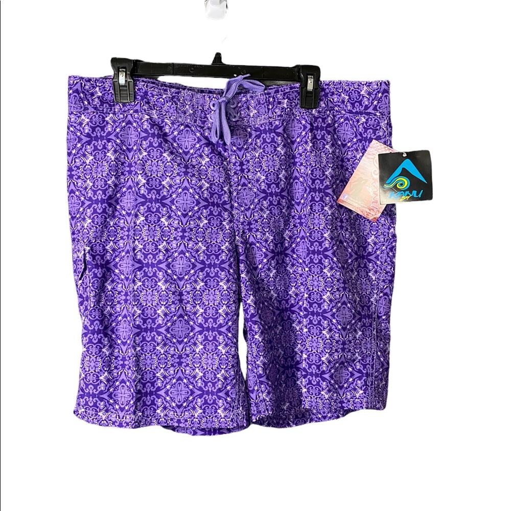 Kanu Purple Board Shorts NWT Size 14